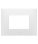 PLACA EGO - ÎN TEHNOPOLIMER - 3 MODULE - ALB SATINAT - CHORUSMART Gewiss