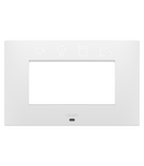PLACA INTELIGENTA EGO - IN TEHNOPOLIMER VOPSIT - 4 MODULE - ALB SATINAT - CHORUSMART Gewiss