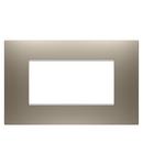 PLACA EGO - IN TEHNOPOLIMER VOPSIT - 4 MODULE - BRONZ DESCHIS - CHORUSMART Gewiss