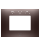 PLACA INTELIGENTA EGO - IN TEHNOPOLIMER VOPSIT - 3 MODULE - CUPRU - CHORUSMART Gewiss