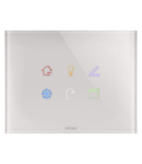 PLACA TACTILA ICE KNX - ÎN STICLA - 6 ZONE TACTILE - BEJ NATURAL - CHORUSMART Gewiss