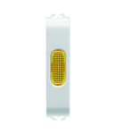 LAMPA INDICATOARE SIMPLA - CHIHLIMBAR - 1/2 MODUL - ALB SATINAT - CHORUSMART Gewiss