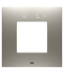 PLACA INTERNATIONALA EGO SMART - IN TEHNOPOLIMER VOPSIT - 2 MODULE - OTEL - CHORUSMART Gewiss