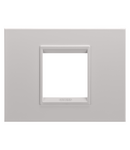 PLACA DE LUX - IN METAL - 2 MODULE - ALB MONOCROM BEJ NATURAL- CHORUSMART Gewiss