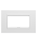 PLACA DE LUX - IN TECHNOPOLYMER - 4 MODULE - ALB MONOCROM - CHORUSMART Gewiss