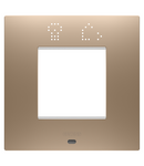 PLACA INTERNATIONALA EGO SMART - IN TEHNOPOLIMER VOPSIT - 2 MODULE - CUPRU MOALE - CHORUSMART Gewiss