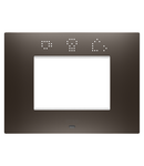 PLACA INTELIGENTA EGO - TEHNOPOLIMER VOPSIT - 3 MODULE - NUANTA MARO - CHORUSMART Gewiss