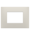 PLACA EGO - ÎN TEHNOPOLIMER - 3 MODULE - BEJ NATURAL - CHORUSMART Gewiss