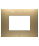 PLACA INTELIGENTA EGO - IN TEHNOPOLIMER VOPSIT - 3 MODULE - AUR - CHORUSMART Gewiss