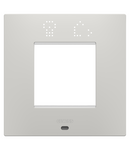 PLACA INTERNATIONALA EGO SMART - IN TEHNOPOLIMER VOPSIT - 2 MODULE - ARGILA - CHORUSMART Gewiss