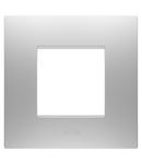 PLACA INTERNATIONALA EGO - IN TEHNOPOLIMER VOPSIT - 2 MODULE - GRI MAGNETIC - CHORUSMART Gewiss