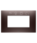 PLACA INTELIGENTA EGO - IN TEHNOPOLIMER VOPSIT - 4 MODULE - CUPRU - CHORUSMART Gewiss