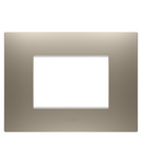 PLACA EGO - IN TEHNOPOLIMER VOPSIT - 3 MODULE - BRONZ DESCHIS - CHORUSMART Gewiss