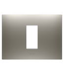 PLACA EGO - IN TEHNOPOLIMER VOPSIT - 1 MODUL - OTEL - CHORUSMART Gewiss