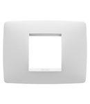 O PLACA - DIN TEHNOPOLIMER VOPSIT - 2 MODULE - ALB SATINAT - CHORUSMART Gewiss
