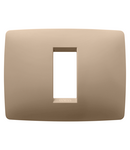 PLACA ONE - ÎN TEHNOPOLIMER VOPSIT - 1 MODUL - CUPRU MOALE - CHORUSMART Gewiss