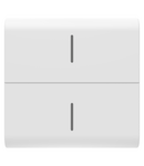 BUTON ÎNLOCUIBIL PENTRU BUTON ECO CONNECTED - 2 MODULE - ALB SATINAT - CHORUSMART Gewiss