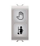 LAMPA INDICATOARE DUBLA - OPAL - DND+MUR - 1 MODUL - BEJ SATINAT NATURAL - CHORUSMART Gewiss