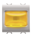 LAMPA INDICATOARE PROEMINENTA - 12V c.a./c.c. / 230V c.a. 50/60 Hz - CHIHLIMBAR - 2 MODULE - BEJ SATINAT NATURAL - CHORUSMART Gewiss