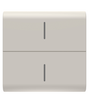 BUTON ÎNLOCUIBIL PENTRU BUTON ECO CONNECTED - 2 MODULE - SATIN BEJ NATURAL - CHORUSMART Gewiss