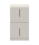 BUTON ÎNLOCUIBIL PENTRU BUTON ECO CONNECTED - 1 MODUL - SATIN BEJ NATURAL - CHORUSMART Gewiss