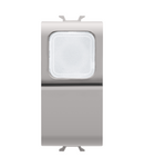 BUTON 1P 250V ac - NO 16A - DIFUZOR OPAL - 1 MODUL - BEJ SATINAT NATURAL - CHORUSMART Gewiss