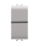BUTON 1P 250V ac - NO+NO 16A - DUBLU - 1 MODUL - SATIN NATURAL BEJ - CHORUSMART Gewiss