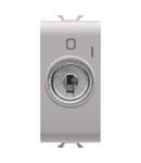 BUTON 2P 250V ac - NO 10A - CU CHEIE - 1 MODUL - SATIN NATURAL BEJ - CHORUSMART Gewiss