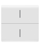 BUTON ÎNLOCUIBIL PENTRU BUTON ECO CONNECTED - 2 MODULE - ALB LUCIOS - CHORUSMART Gewiss