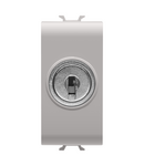 ÎNTRERUPATOR BIDIRECTIONAL 1P 250V C.A. - 10AX - CU CHEIE - 1 MODUL - SATIN NATURAL BEJ - CHORUSMART Gewiss