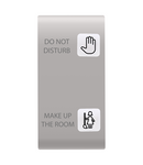 BUTON ÎNLOCUIBIL PENTRU PANOUL CU BUTOANE - SOLUTIE HOTELIERA - 2 LENTILE - DND+MUR - 1 MODUL - BEJ NATURAL - CHORUSMART Gewiss