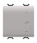REGULATOR ELECTRONIC UNIVERSAL - BUTON - 230V AC 50/60HZ - 2 MODULE - BEJ SATINAT NATURAL - CHORUSMART Gewiss