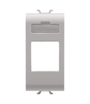 ADAPTOR PENTRU CONECTORI DE DATE CARCASA - TIP AMP/MUFA TRAPEZOIDALA - 1 MODUL - BEJ SATINAT NATURAL - CHORUSMART Gewiss