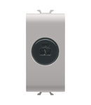 PRIZA AUDIO SI VIDEO - PENTRU DIFUZOR - 1 MODUL - SATIN NATURAL BEJ - CHORUSMART Gewiss