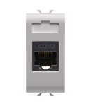 PRIZA RJ45 - CATEGORIA 5e - UTP - 1 MODUL - BEJ SATINAT NATURAL - CHORUSMART Gewiss