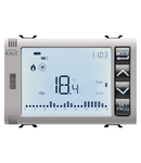 TERMOSTAT TEMPORIZAT/PROGRAMATOR CU GESTIONARE A UMIDITATII - KNX - 3 MODULE - BEJ NATURAL - CHORUSMART Gewiss