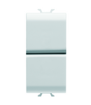 BUTON 1P 250V ac - NO+NO 16A - DUBLU - 1 MODUL - ALB SATINAT - CHORUSMART Gewiss