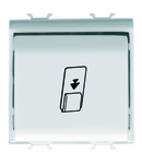 COMUTATOR UNIVERSAL INSIGNA - 1P NA 16AX - ILUMINABIL - 2 MODULE - ALB SATINAT - CHORUSMART Gewiss