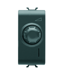 REGULATOR ROTATIV ELECTRONIC, UNIVERSAL - 230 V c.a. 50 Hz - NEGRU SATINAT - 1 MODUL - CHORUSMART Gewiss