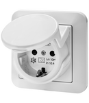 PRIZA CU PROTECTIE DIFERENTIALA RCD - 16A 10MA IP44 - CULOARE ALBA Gewiss