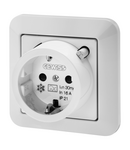 PRIZA CU PROTECTIE DIFERENTIALA RCD - 16A 30MA IP44 - CULOARE ALBA Gewiss