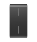 BUTON ÎNLOCUIBIL PENTRU BUTON CONECTAT ECO - 1 MODUL - NEGRU SATINAT - CHORUSMART Gewiss