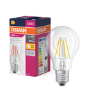 Miniatură Bec LED Ledvance (Osram)  LED Value Classic A 40 Filament 4 W 827 Clear E27, 470 lm, 2700 K, 300°, transparent - imaginea 3