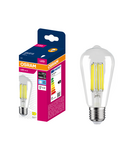 Miniatură Bec LED Ledvance (Osram)  LED Edison 120 Filament 13 W 4000 K Clear E27, 1900 lm, 300°, transparent - imaginea 3