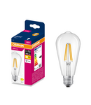 Miniatură Bec LED Ledvance (Osram)  LED Edison 60 Filament 5,9 W 2700 K Clear E27, 806 lm, 300°, transparent - imaginea 3