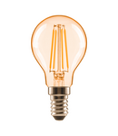 Bec LED Ledvance (Osram)  LED Classic P 20 Filament 2,5 W 2400 K Gold E14, 200 lm, 300°, auriu LEDVANCE