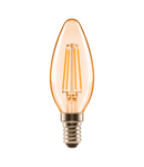 Bec LED Ledvance (Osram)  LED Classic B 20 Filament 2,5 W 2400 K Gold E14, 200 lm, 300°, auriu LEDVANCE