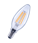 Bec LED Ledvance (Osram)  LED Classic B 40 Filament 4,2 W 4000 K Clear E14, 470 lm, 300°, transparent LEDVANCE