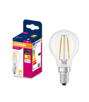 Miniatură Bec LED Ledvance (Osram)  LED Classic P 25 Filament 1,8 W 2700 K Clear E14, 250 lm, 300°, transparent - imaginea 3