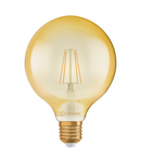 Bec LED Ledvance (Osram)  LED Globe 80 50 Filament 7 W 2400 K Gold E27, 650 lm, 300°, auriu LEDVANCE